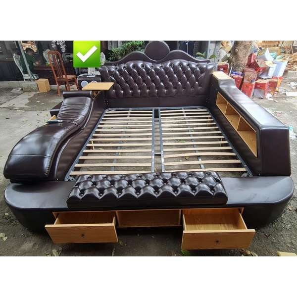 Mẫu giường ngủ massage thông minh nhiều chức năng FClass